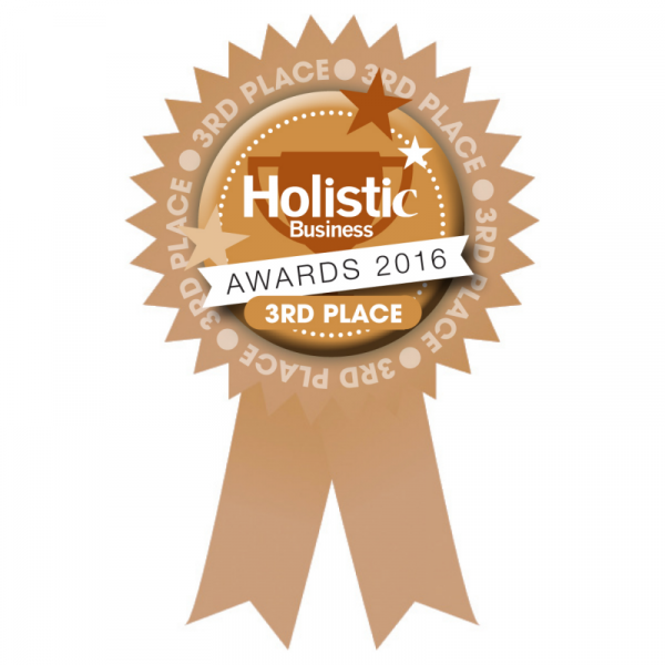 2016 Holistic Therapist Magazine awards: Inspiration, bronze